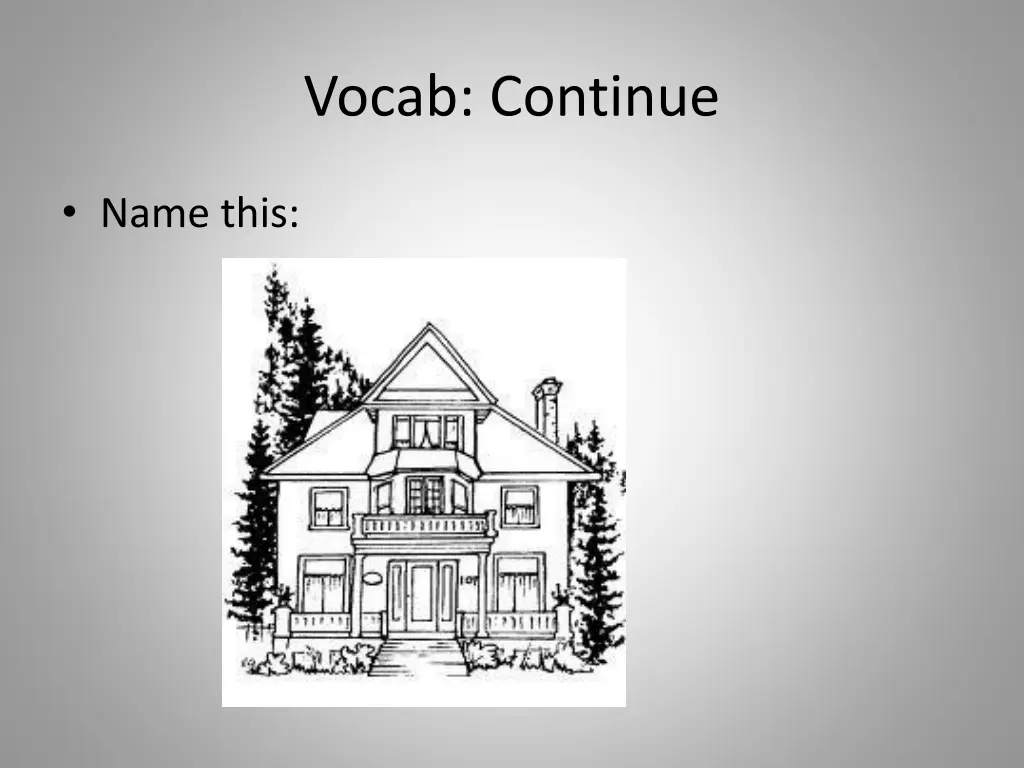 vocab continue