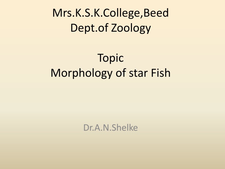 mrs k s k college beed dept of zoology