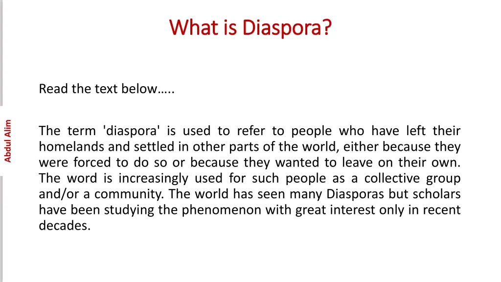 what is diaspora what is diaspora