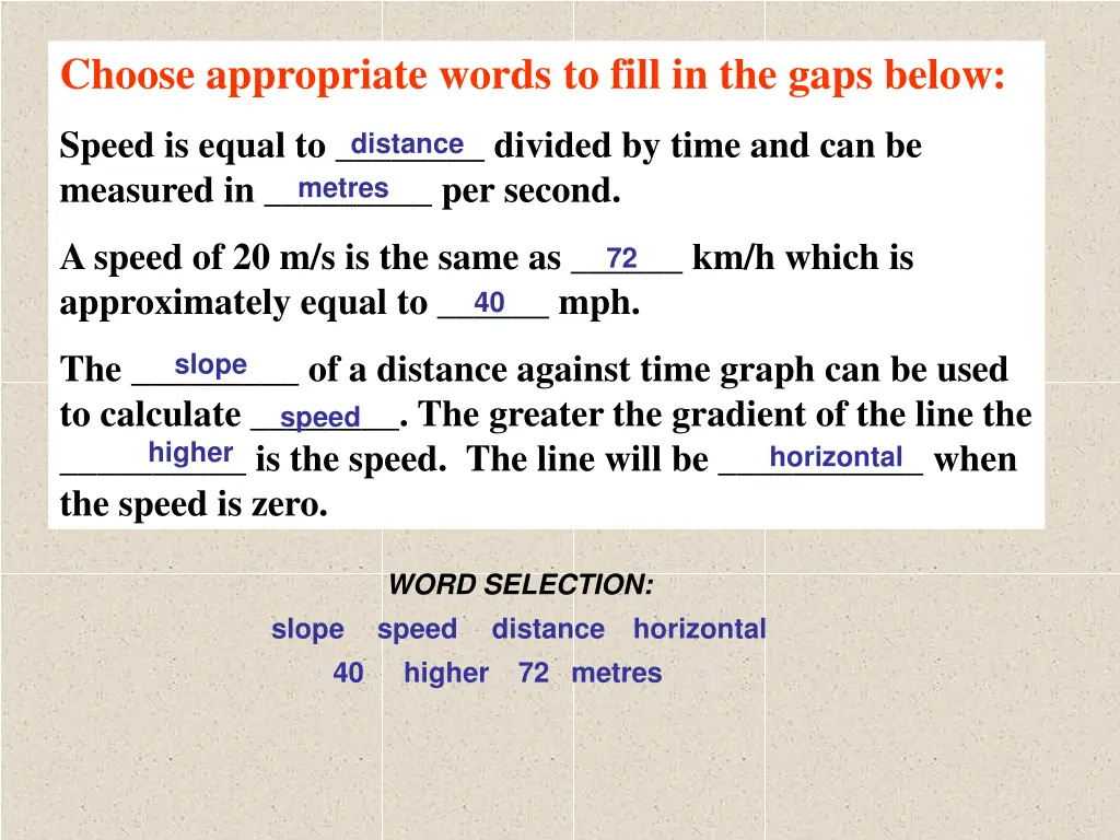 choose appropriate words to fill in the gaps below 1