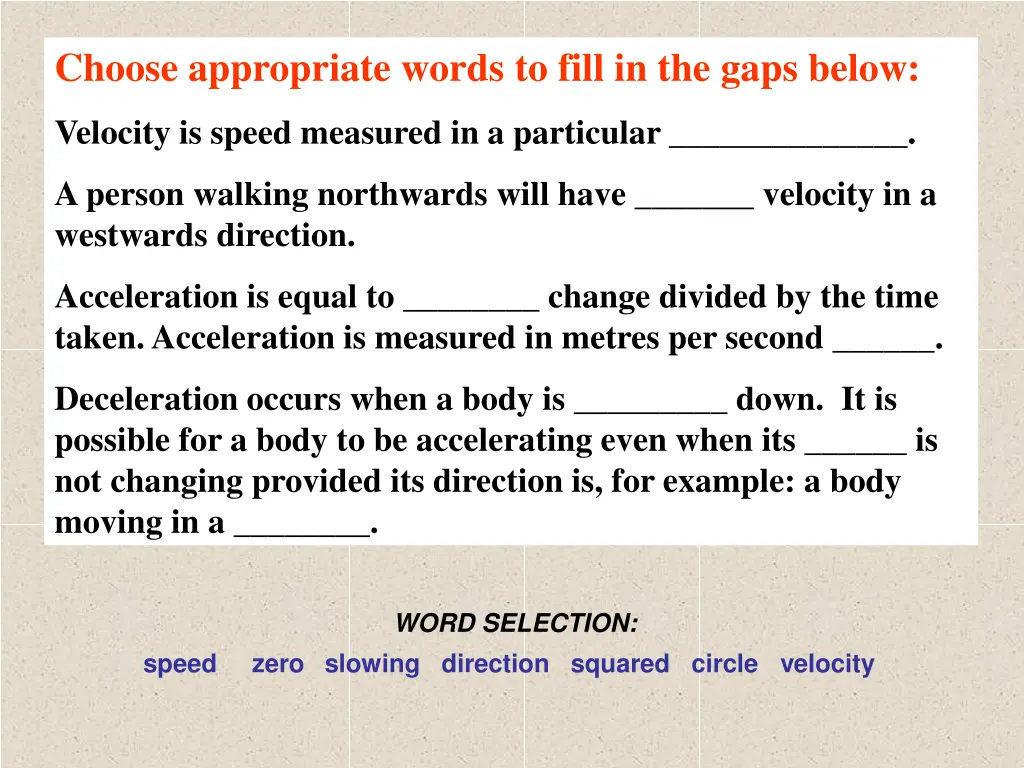 choose appropriate words to fill in the gaps below 2