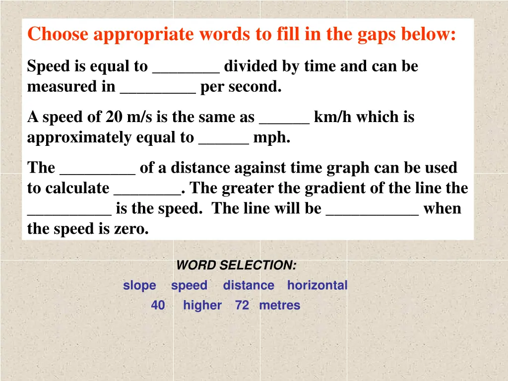 choose appropriate words to fill in the gaps below