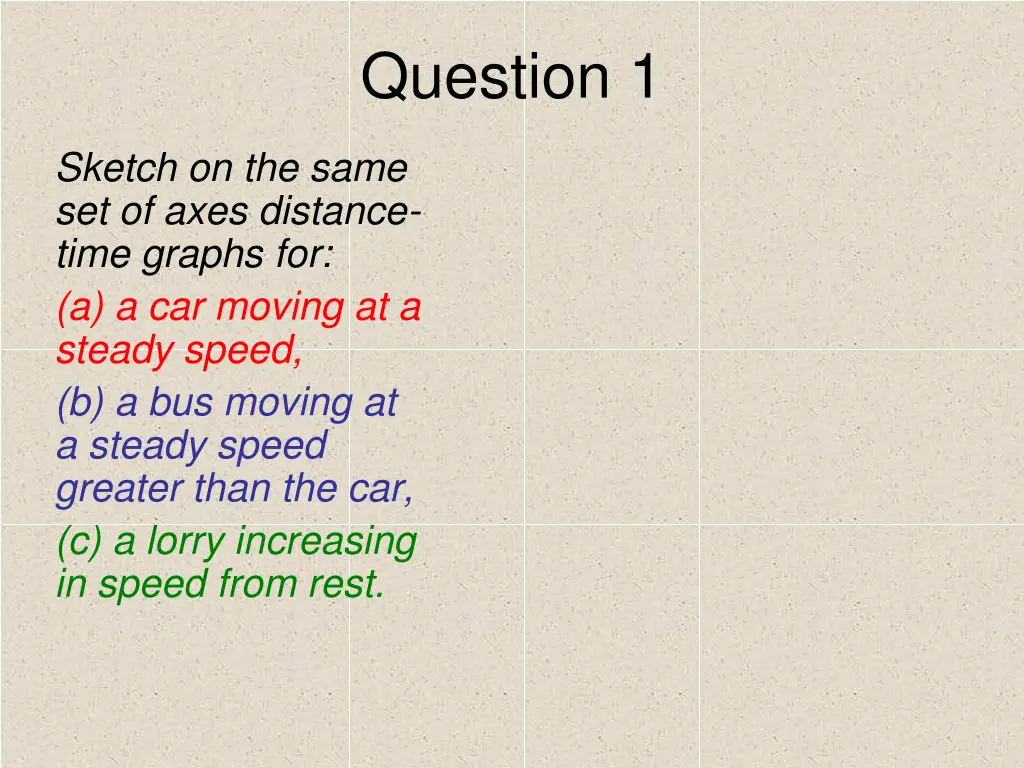 question 1 1