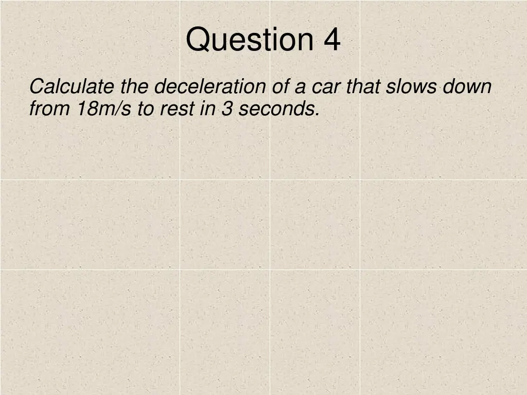 question 4