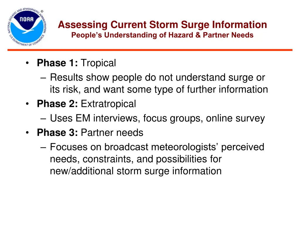 assessing current storm surge information people