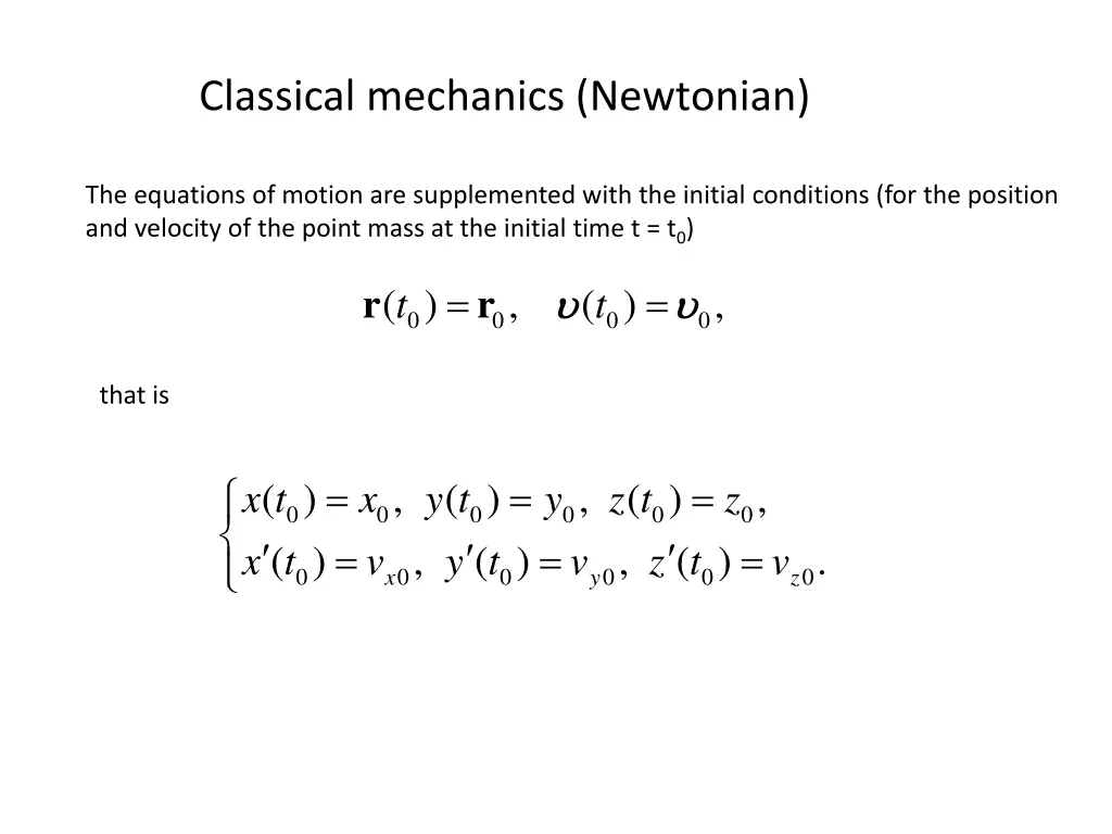 classical mechanics newtonian 1