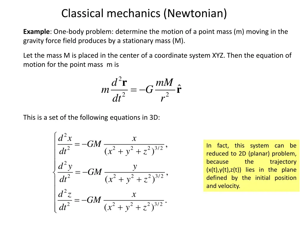 classical mechanics newtonian 2