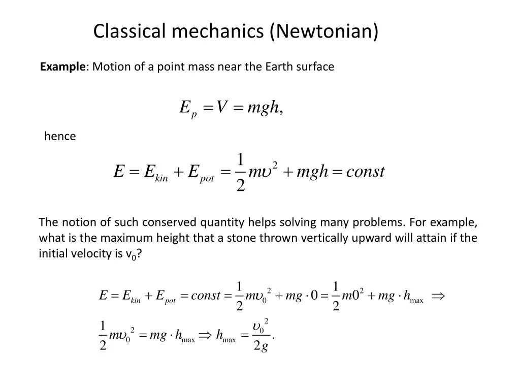 classical mechanics newtonian 5