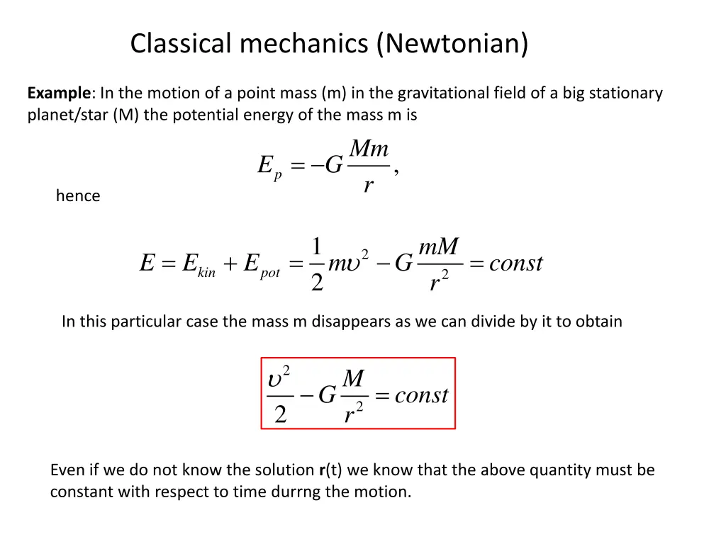 classical mechanics newtonian 6