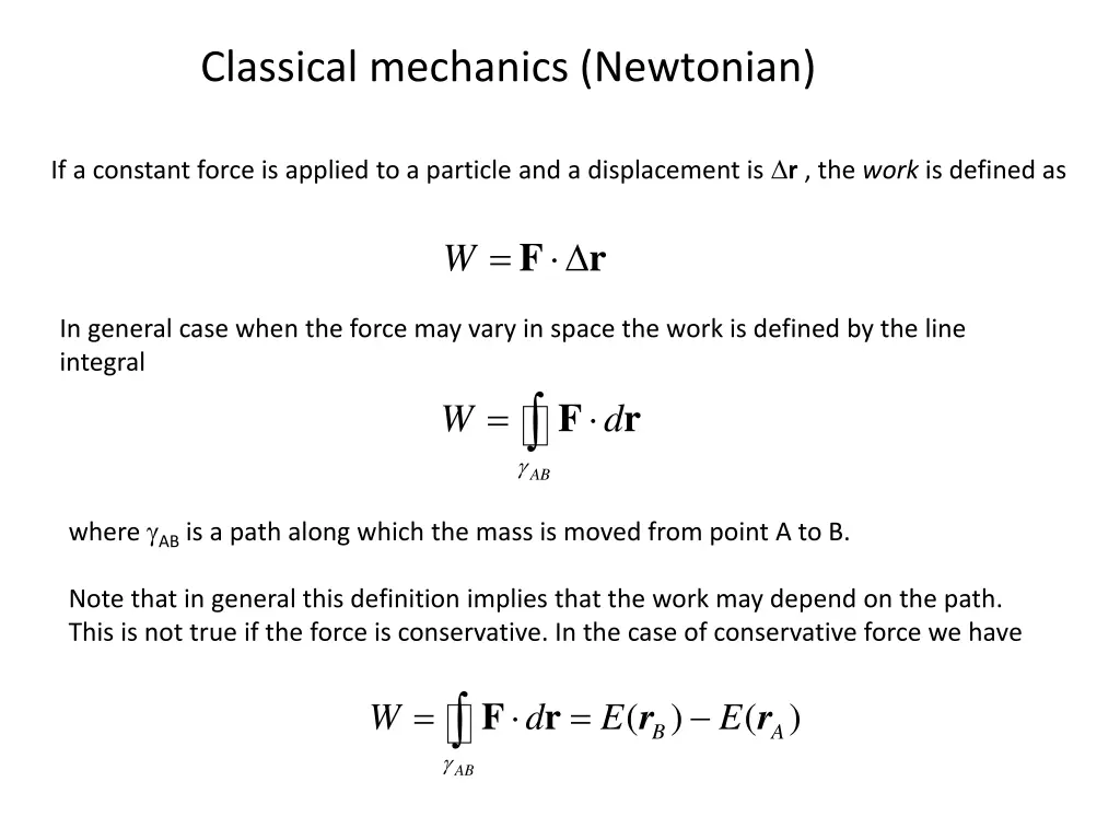 classical mechanics newtonian 7