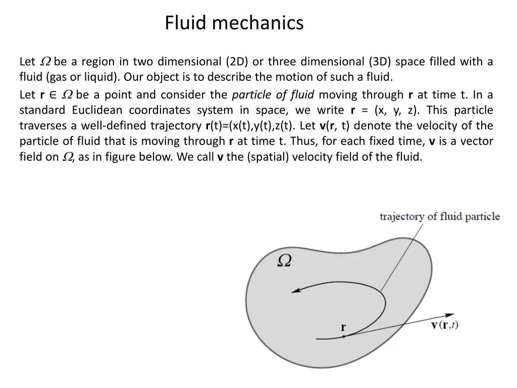 fluid mechanics