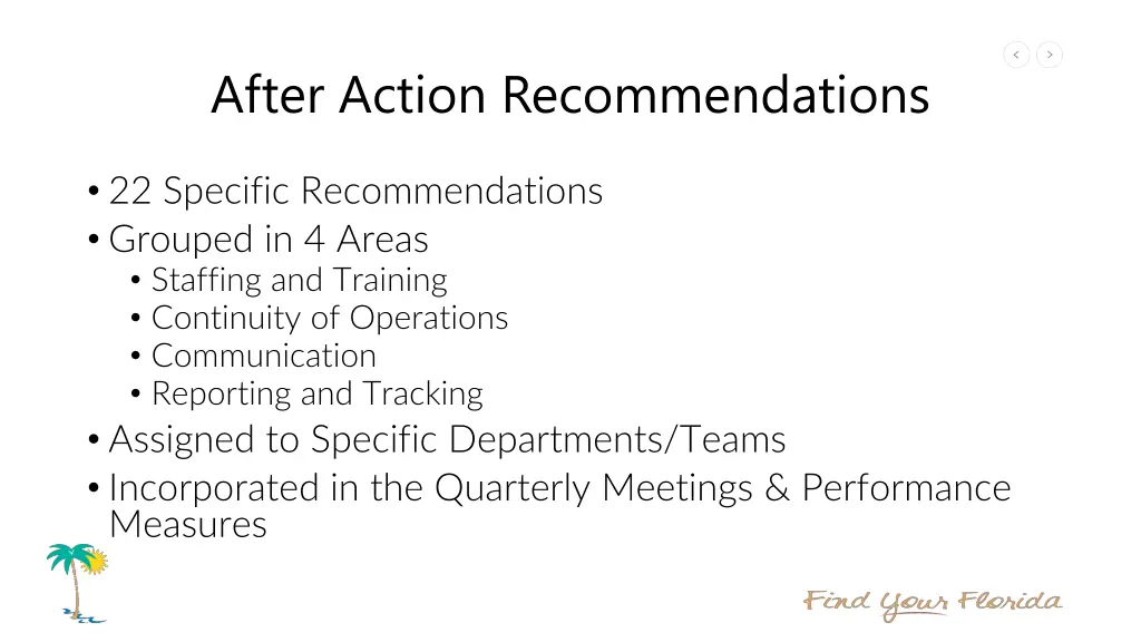 after action recommendations