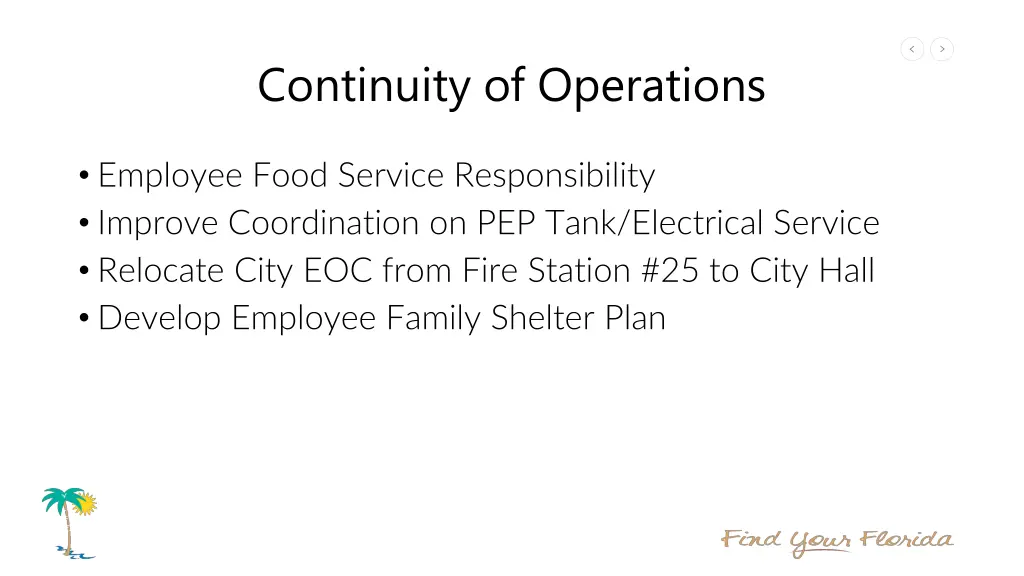 continuity of operations