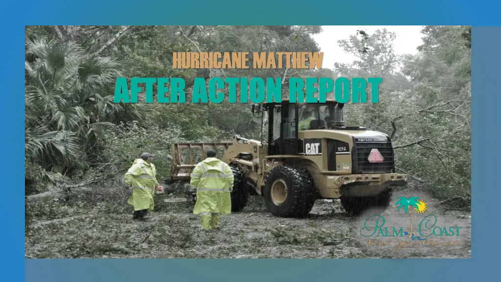 hurricane matthew after action report 1