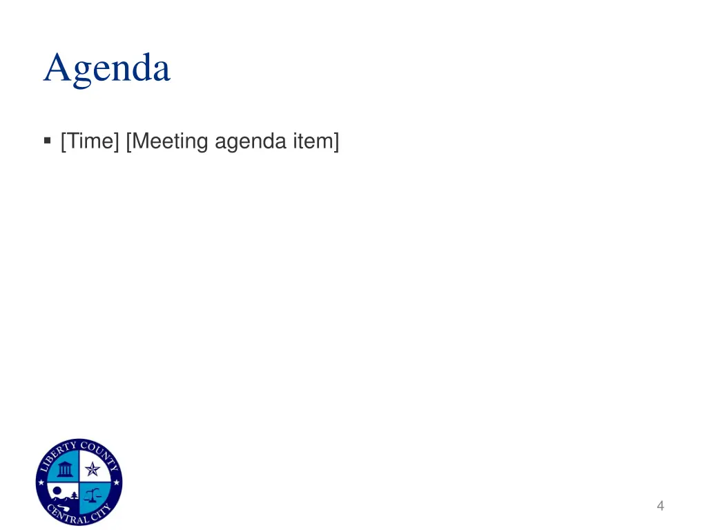 agenda