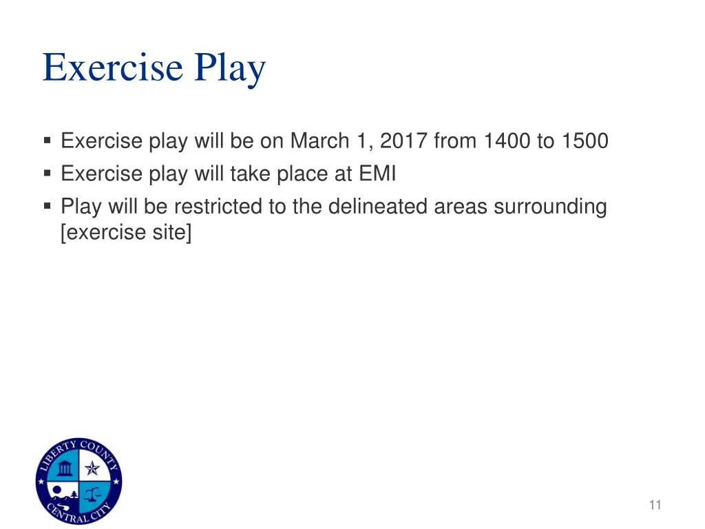 exercise play