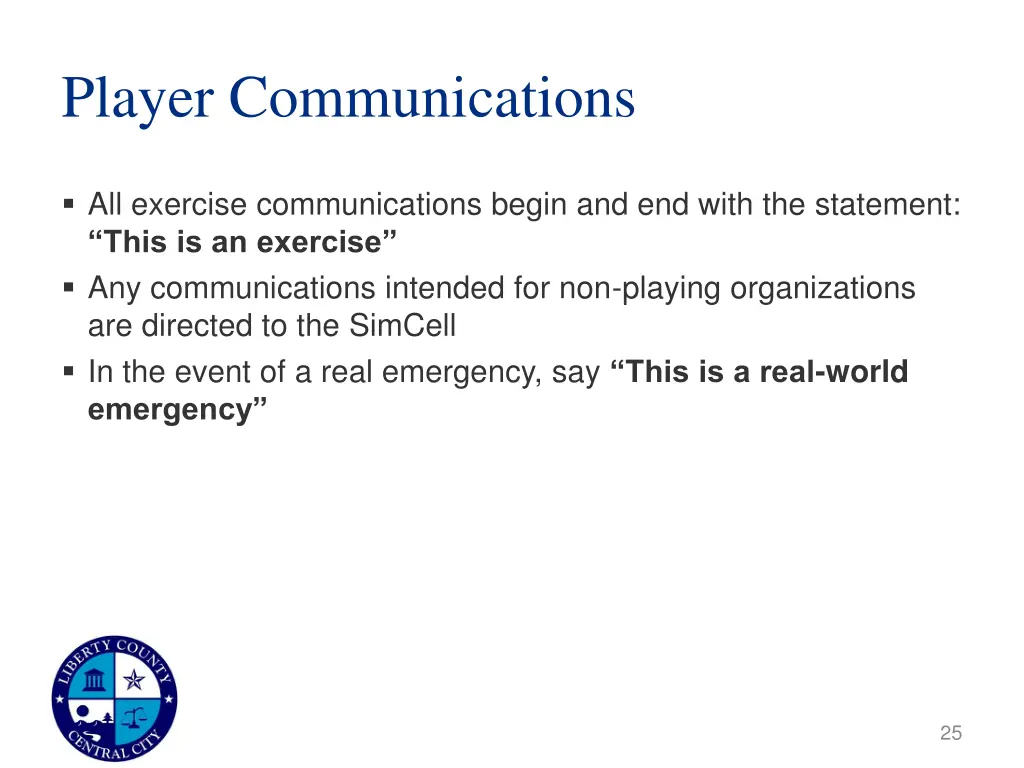 player communications