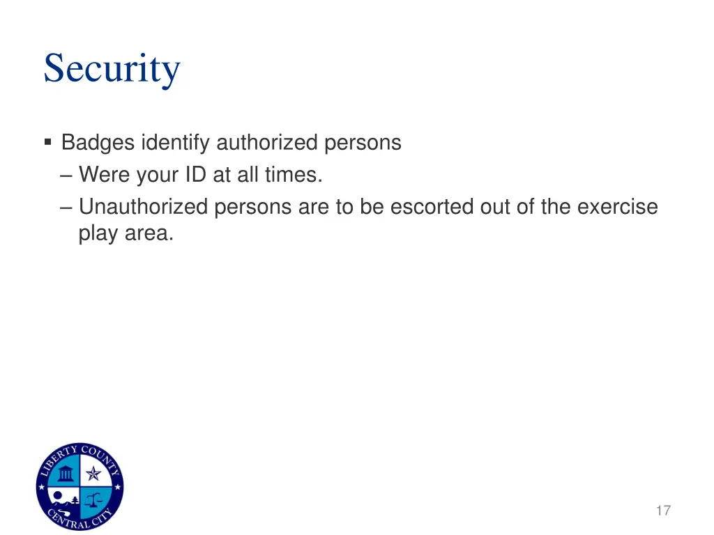 security