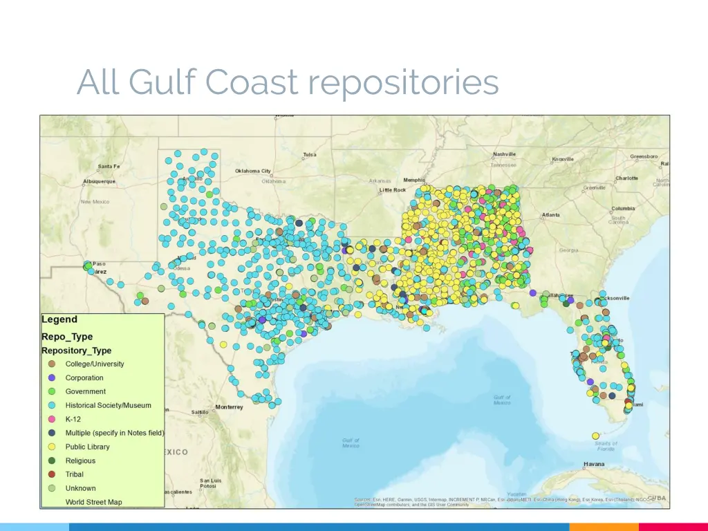 all gulf coast repositories