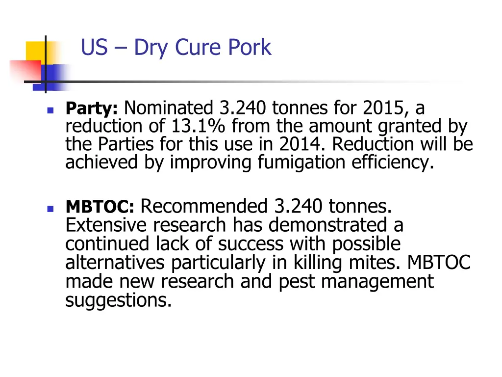 us dry cure pork