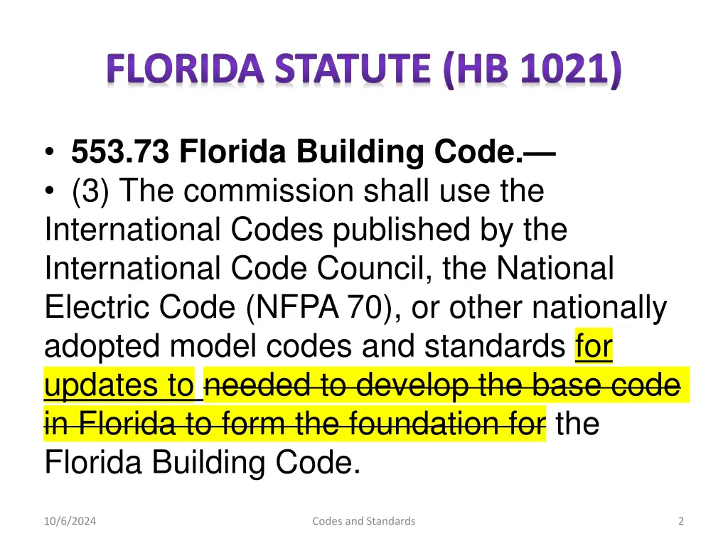 florida statute hb 1021