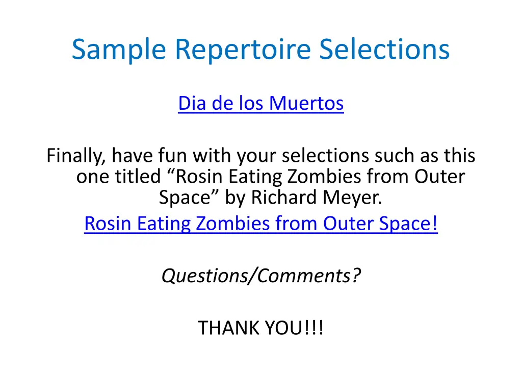 sample repertoire selections 3