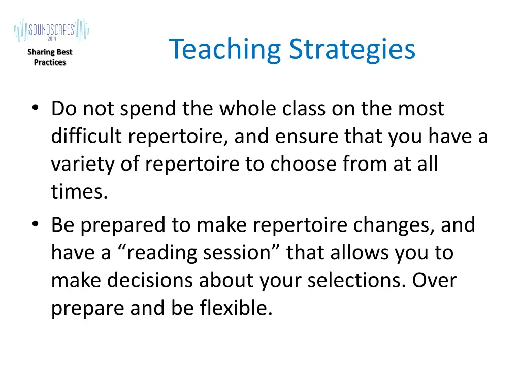 teaching strategies 1