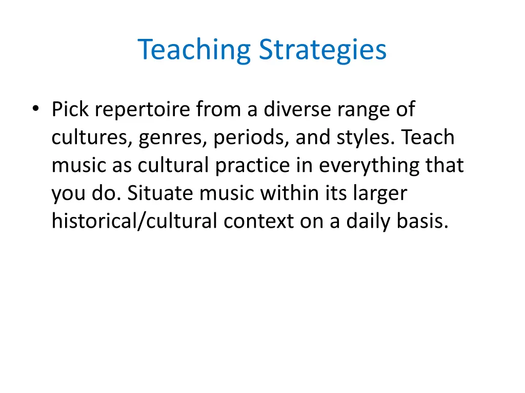 teaching strategies 2