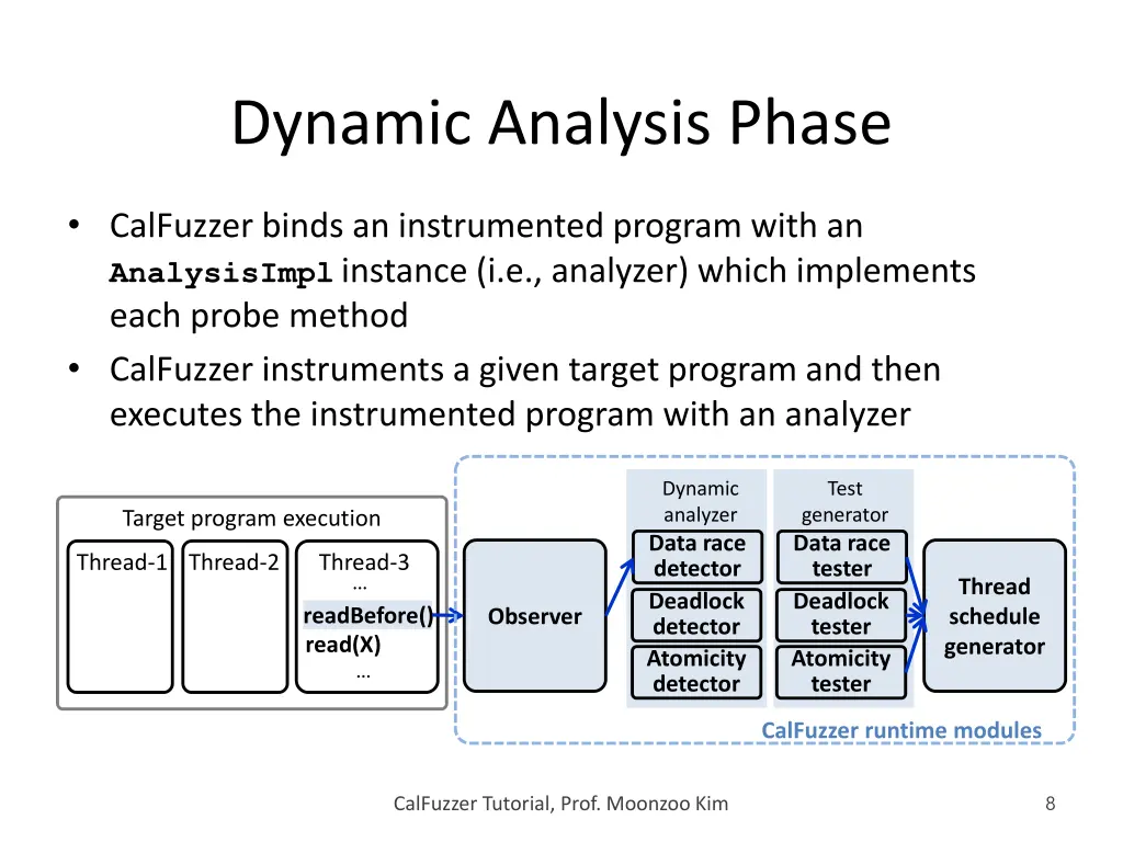 dynamic analysis phase