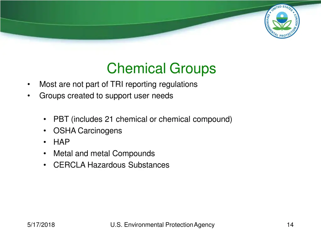 chemical groups