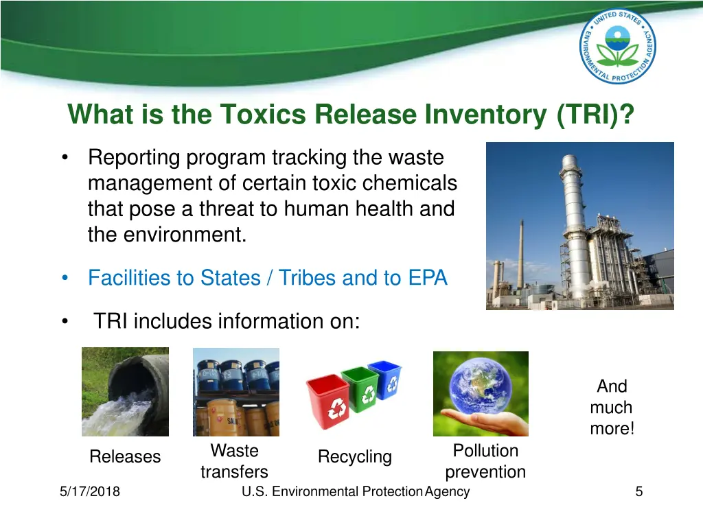 what is the toxics release inventory tri