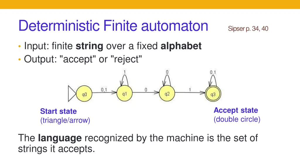 deterministic finite automaton