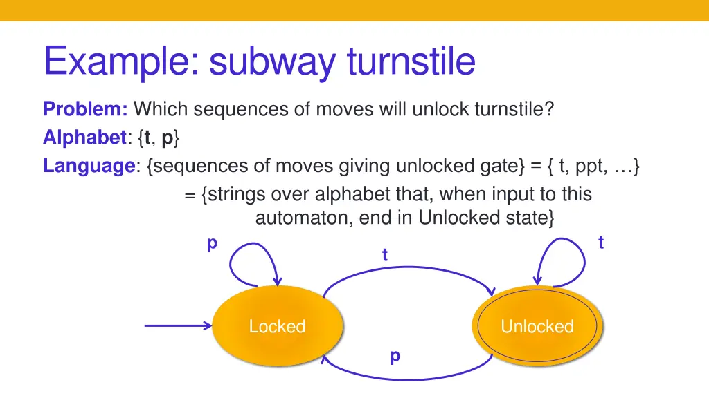 example subway turnstile 7