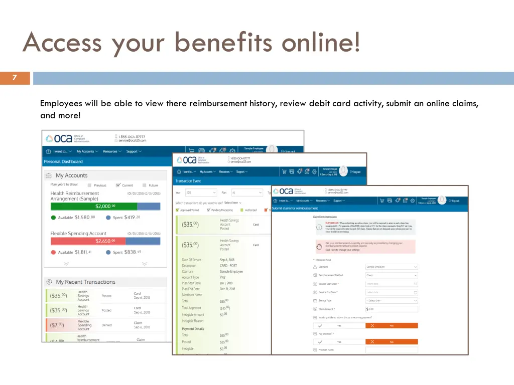 access your benefits online