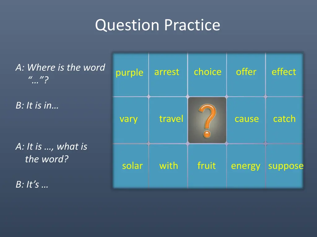 question practice