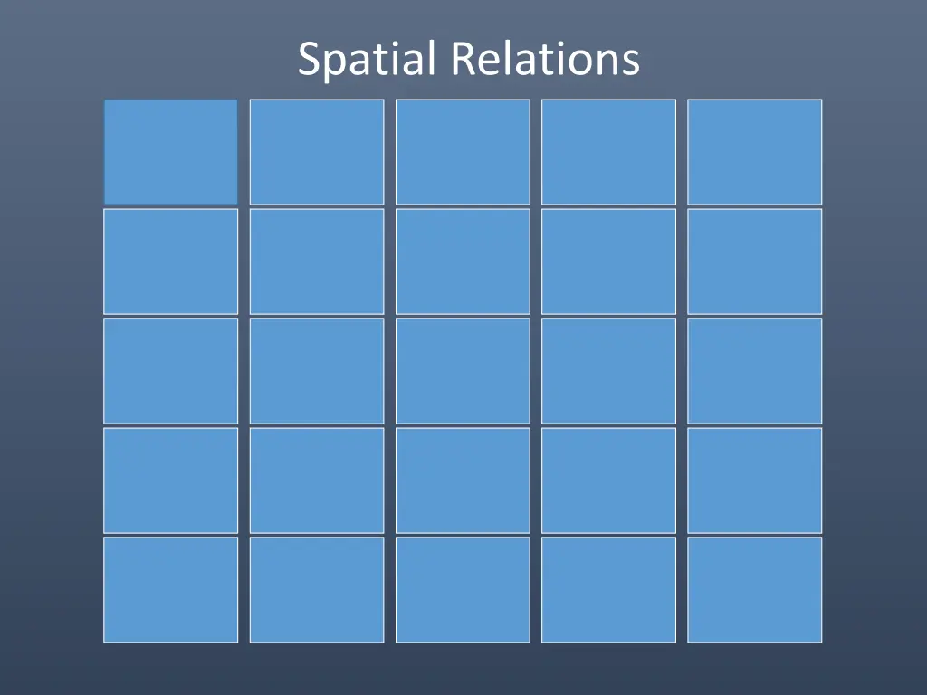 spatial relations 1