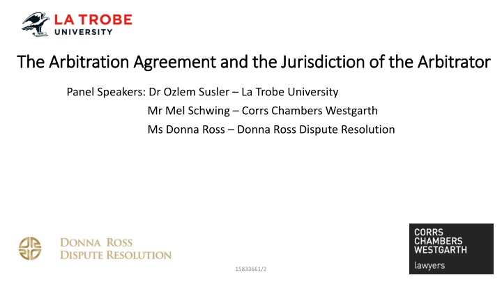 the arbitration agreement and the jurisdiction