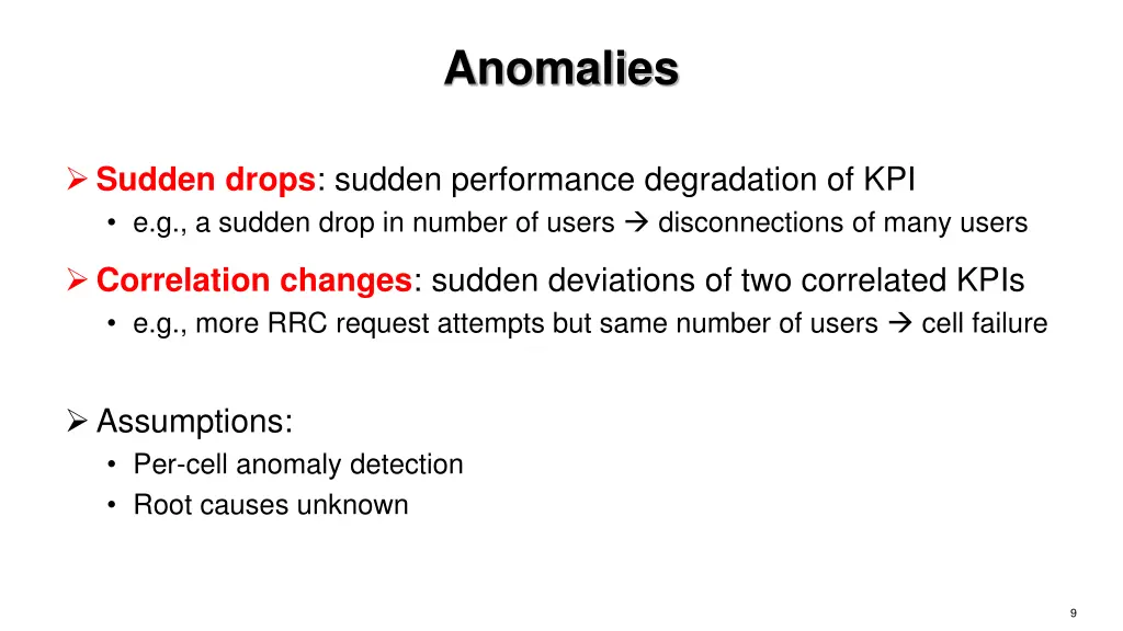 anomalies