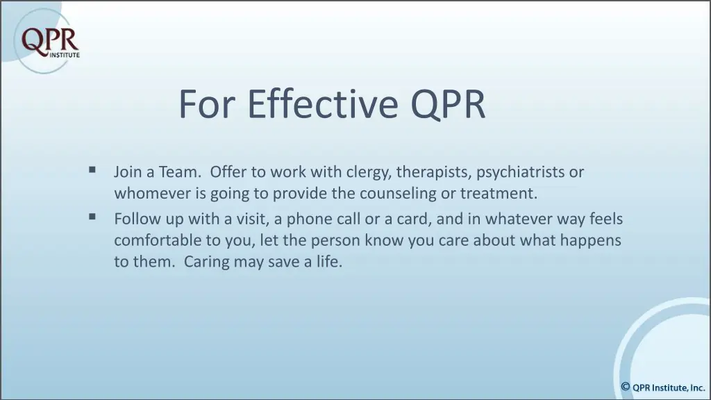 for effective qpr 1