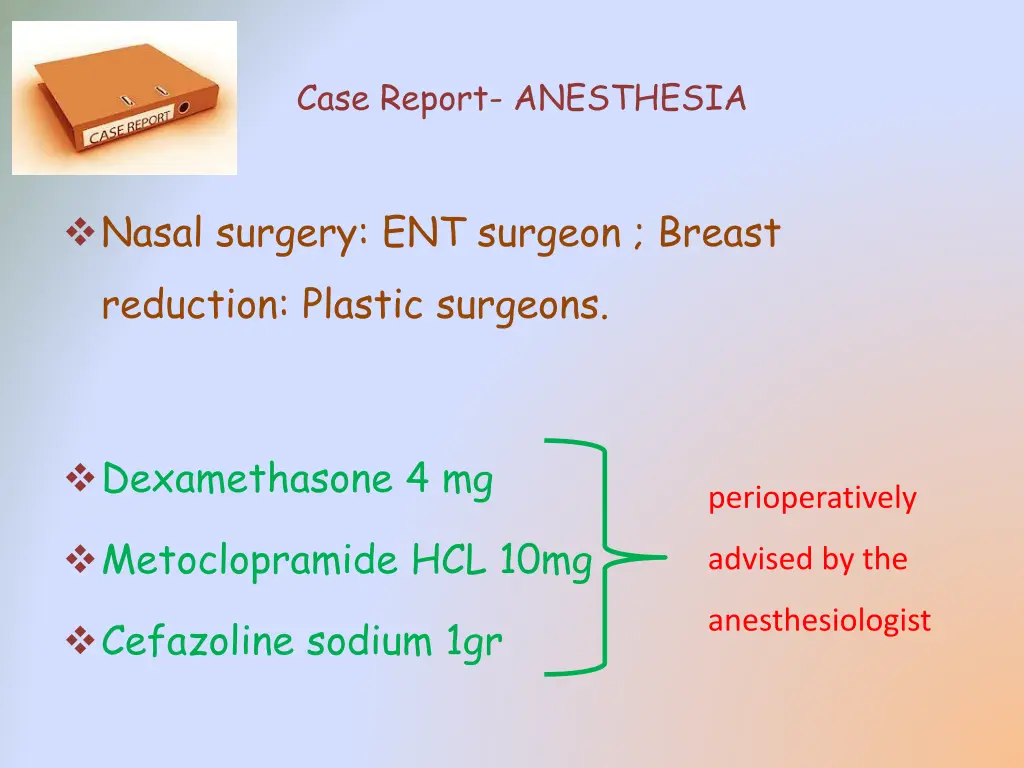 case report anesthesia 1