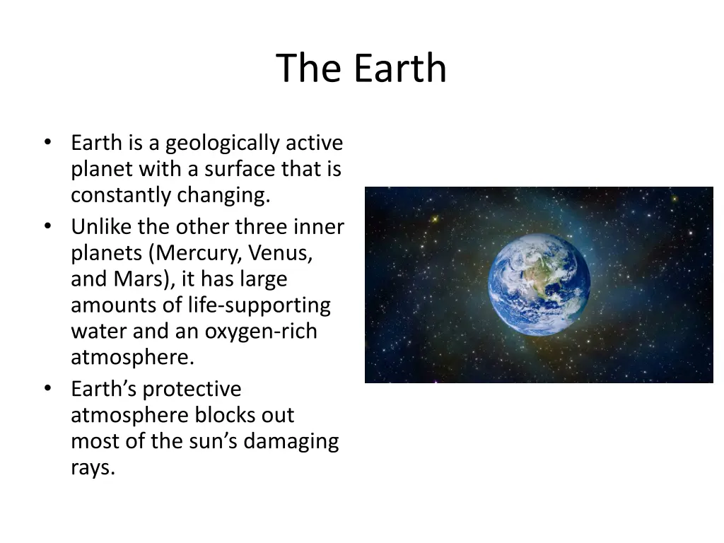 the earth 1