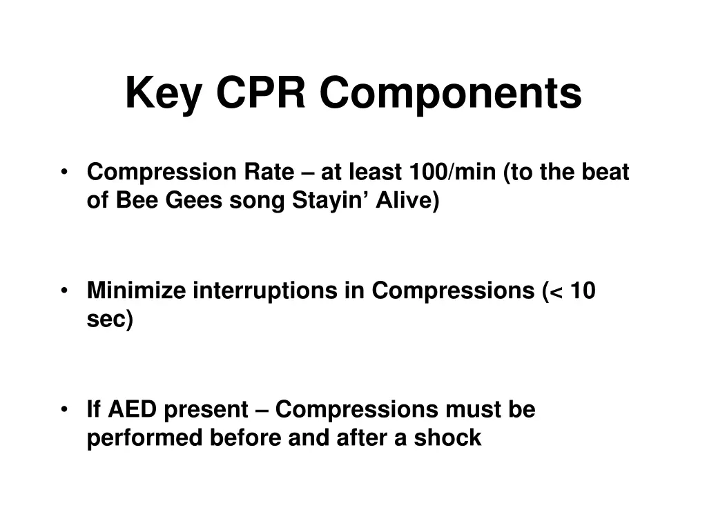 key cpr components