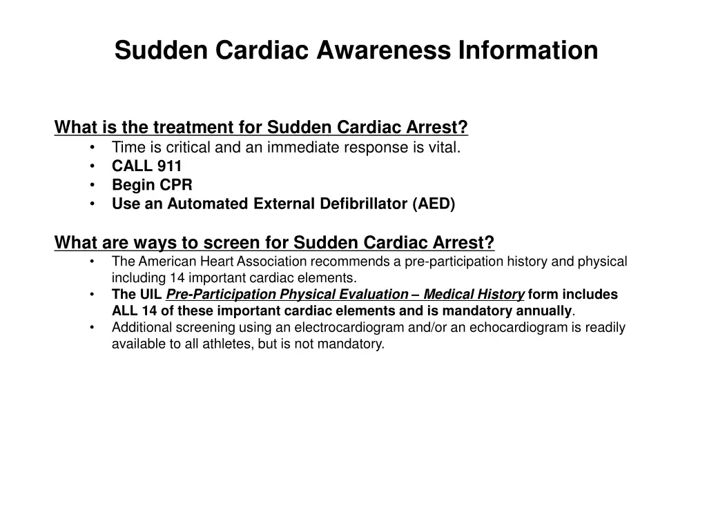 sudden cardiac awareness information 3