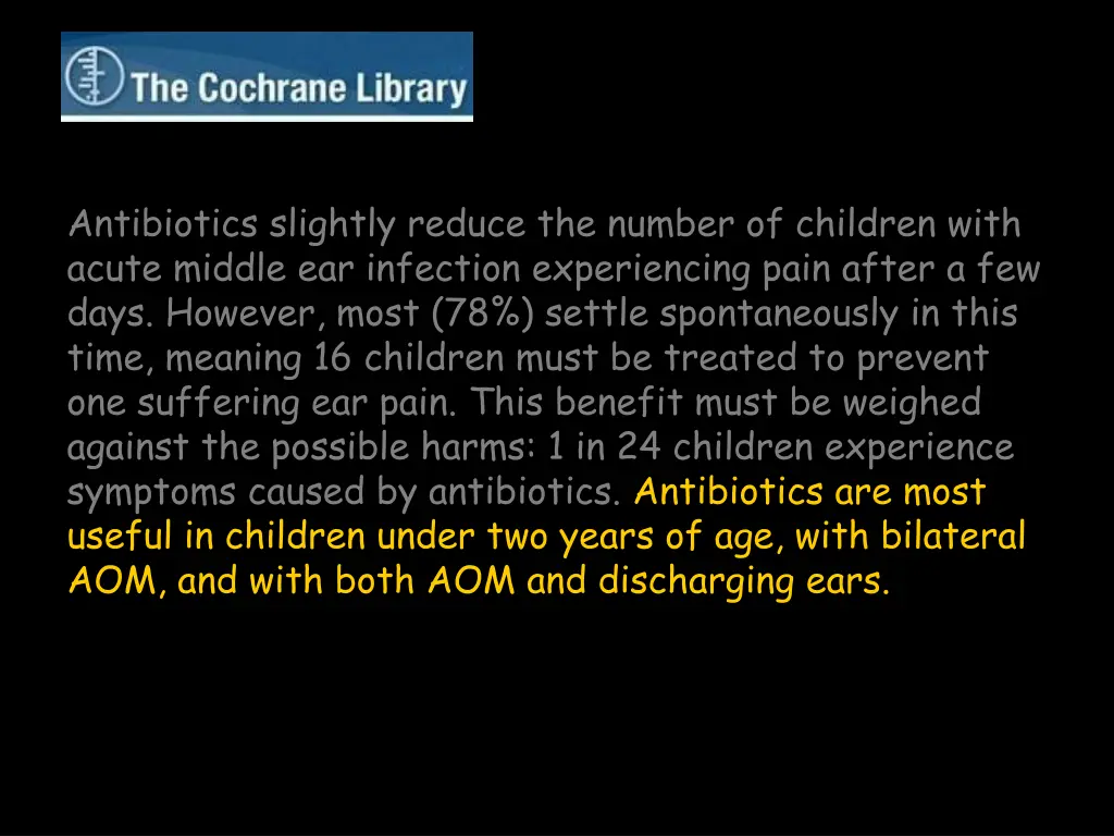 antibiotics slightly reduce the number 3