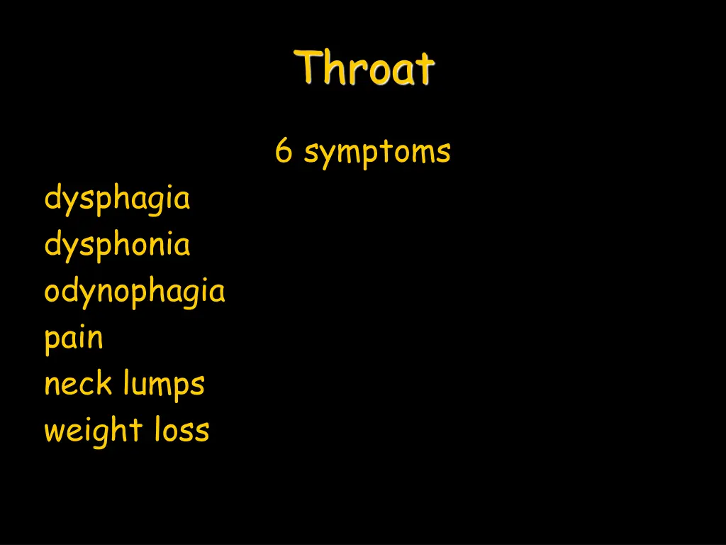 throat