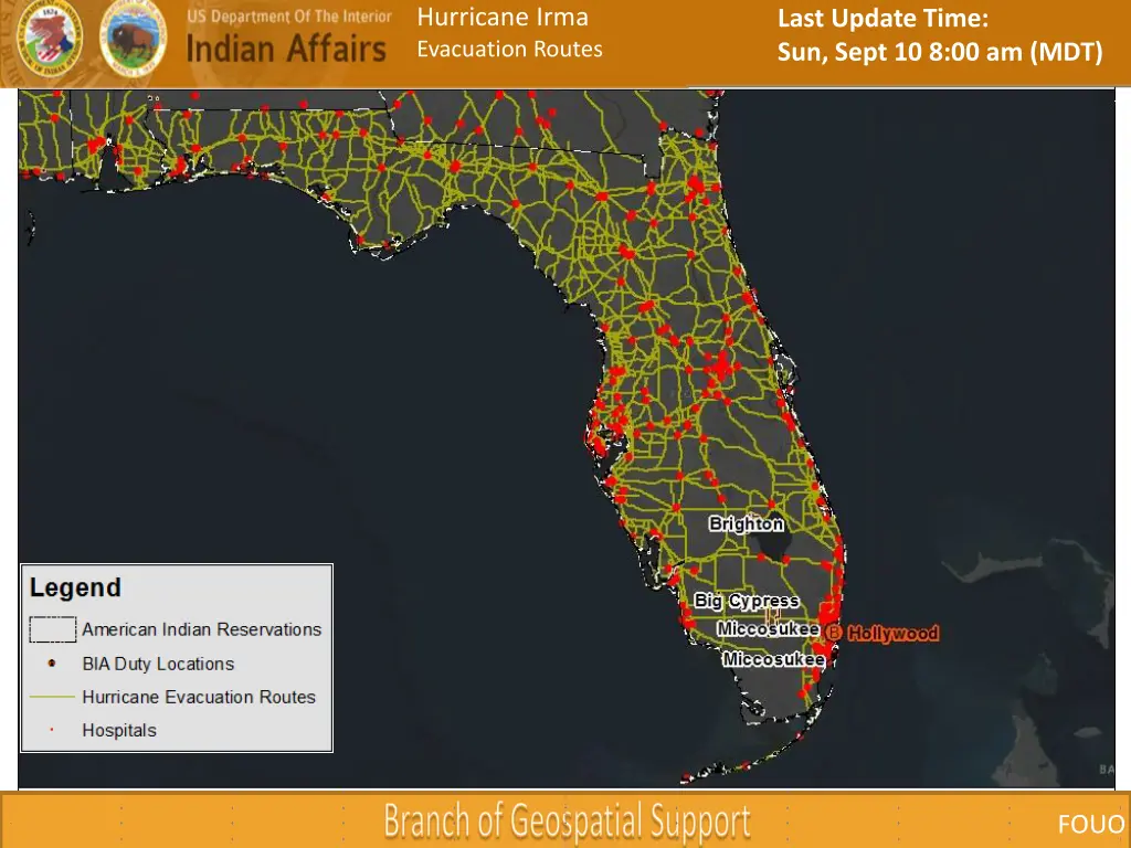 hurricane irma evacuation routes