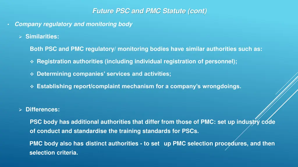 future psc and pmc statute cont 1