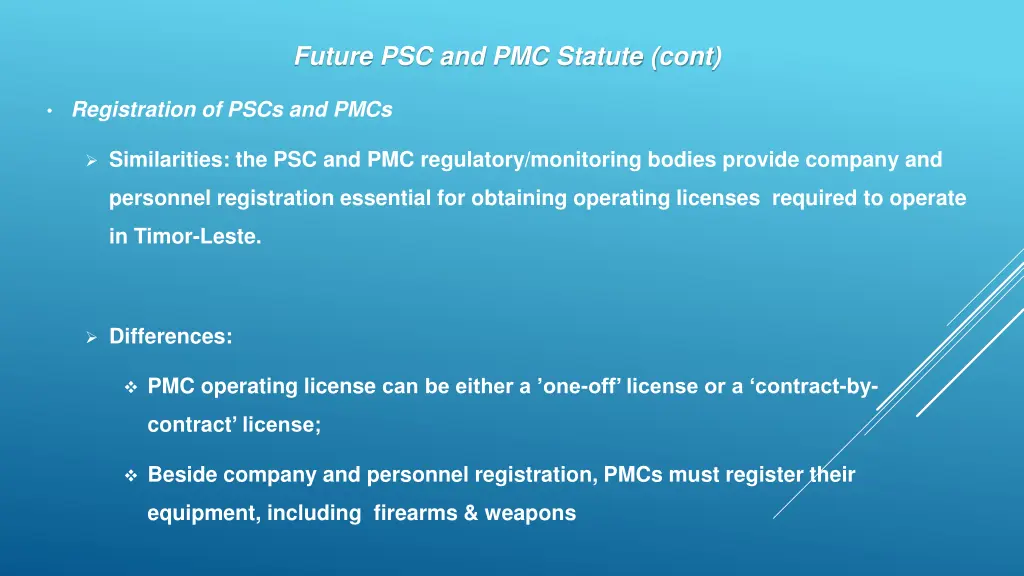 future psc and pmc statute cont 2