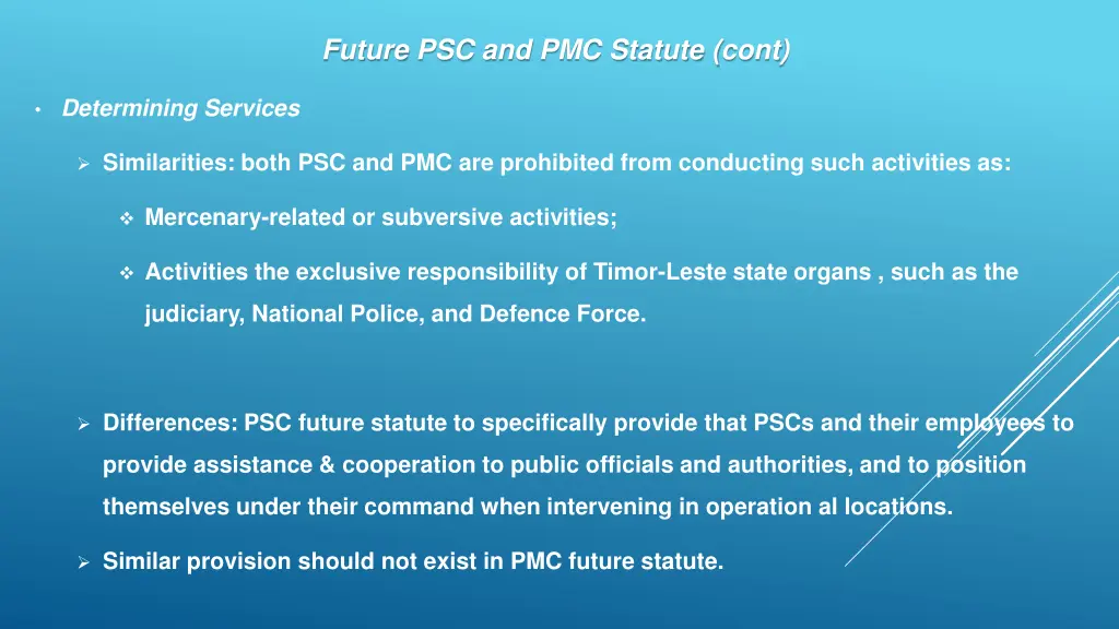 future psc and pmc statute cont 3