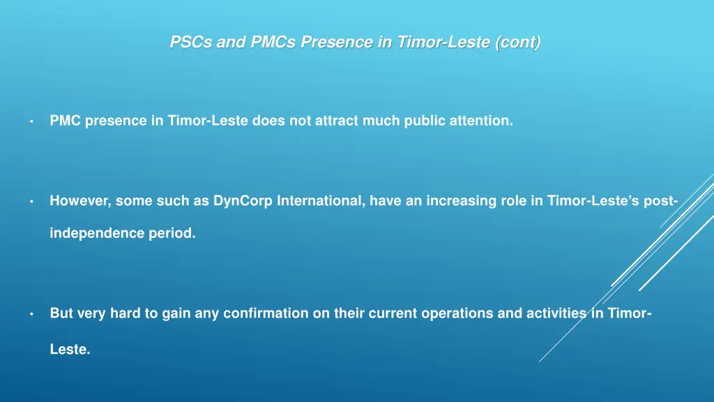 pscs and pmcs presence in timor leste cont 1